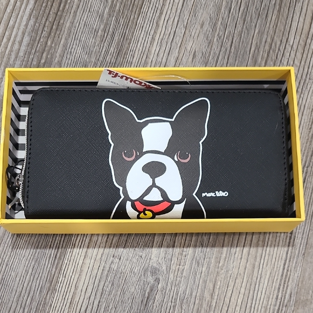 Marco Tetro Boston Terrier Large Wallet